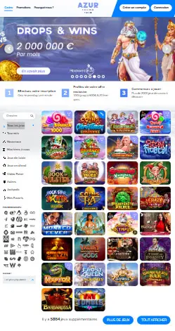 l'application et interface MOI CASINO