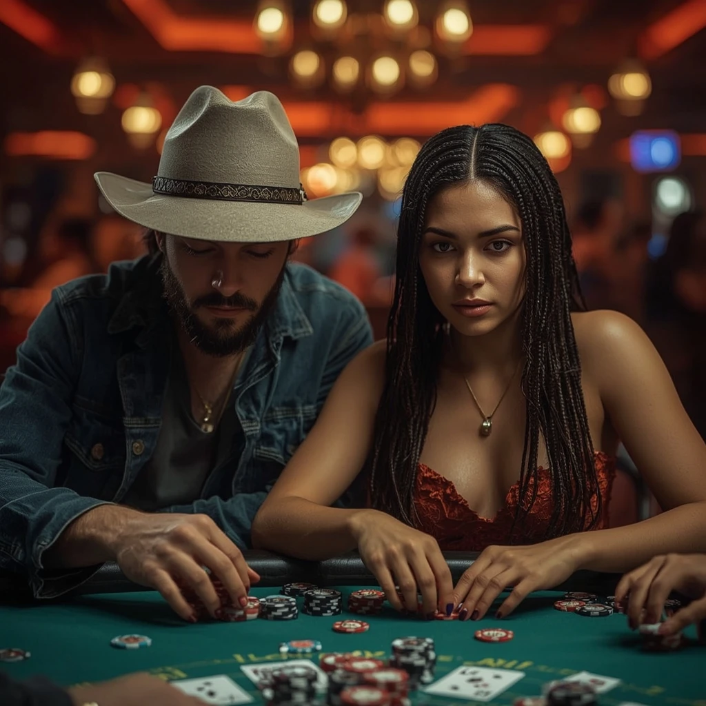 photo de deux joueurs de poker Moi Casino